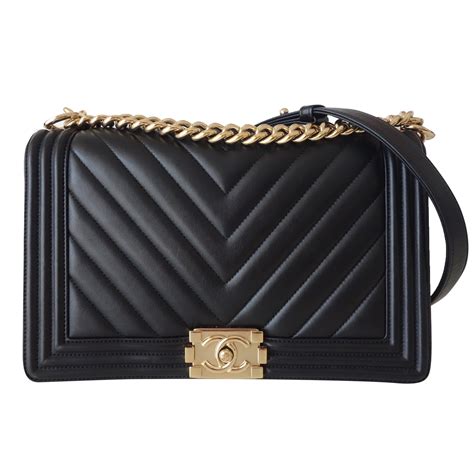 chanel boy chevron